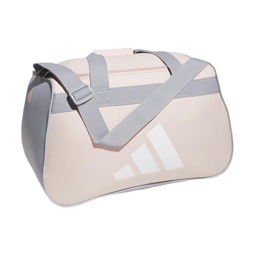 adidas Power Gym Bag – Lightweight Small Duffel - color: Blush Pink/White/Halo Silver Grey
