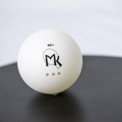 3 Star Table Tennis Balls - 6 Pack - 40mm Ping Pong Balls - White - Poly Ping Pong Balls - Excellent Quality - Great For Schools, Homes, And Training