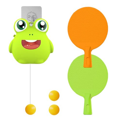 Mini Table Tennis – Foldable Adjustable Paddle, Interactive Game Set | Indoor Outdoor Door Play, Kids Practice Training Brain Mind Club School Activity, Home Recreation Sport Supplies