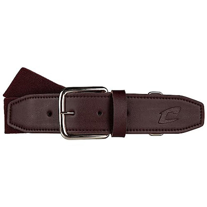 Champro Elastic Baseball Belt with 1.5-Inch Synthetic Tab - color: Maroon, size: Youth