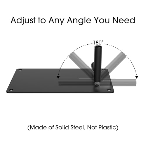 Adjustable Golf Swing Plane Trainer System for Practising Aiming Putting Swing - Made of Solid Steel - size: Stick Holder Only