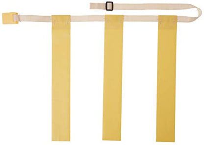 TRIPLE THREAT Flag Football Belts, Yellow, Medium (EACH)