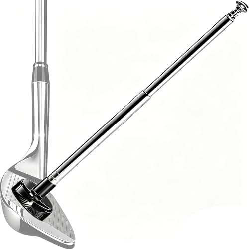 Golf Alignment Rods, Golf Alignment Stick Corrector Lie Angle Tool, Golf Swing Training Aids Aiming Stick - Golf Club Face Aim, Visualize and Align Your Golf Shot - color: Black