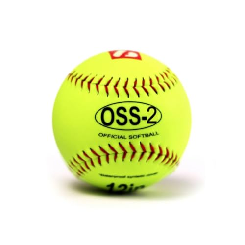 BARNETT Sports OSS-2 Practice Softball Ball, Soft Touch, Size 12''