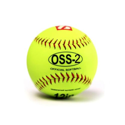 BARNETT Sports OSS-2 Practice Softball Ball, Soft Touch, Size 12''