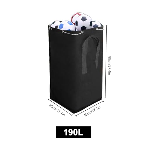 Soccer Ball Bag | 190L Waterproof Sports Equipment Pouch with Handle | Football Ball Bag - for Basketball Baseball Tennis Softball Volleyball Football Hockey