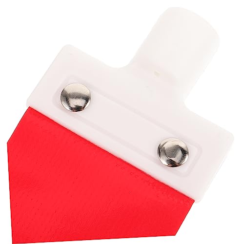 Kisangel Ribbon Pvc Football Flag Belt Outdoor Football Prop Blue Football Flags and Belts Multi-use Football - color: Red