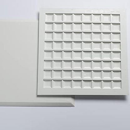 Champro Base Set - 4 Waffle Bottom Rubber Baseball, Softball, Kickball Throw Down Style Bases, Small (B026B) WHITE