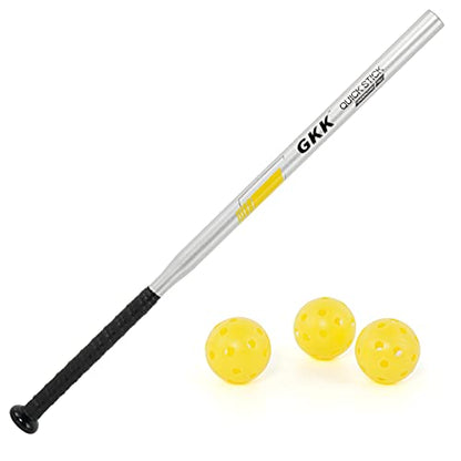 GKK Baseball Softball Bat Series Baseball Hitting Swing Trainer Aluminium Fungo Bat Batting Practice Bat for Youth Adult Kids Baseball Training Equipment - color: Baseball bats 30in/12oz silver