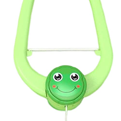 Hanging Table Tennis Parent Child Interaction Toy Hanging Pingpong Ball Training Hanging Pingpong Self Training Set for Kids Training Device, 9 Balls Green