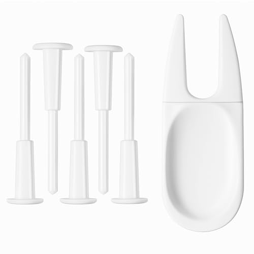 6 Pcs Exercise Ball Plug Replacement Kit Yoga Ball Fitness Exercise Ball Air Stopper Plug Pin Adapter Kit for Exercise Ball Fitness Inflatable Bed Pool