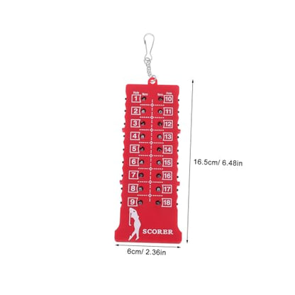 GANAZONO Compact Golf Score Counter Stroke Tracker Lightweight Portable Golf Accessories for Outdoor Practice Competition Fans