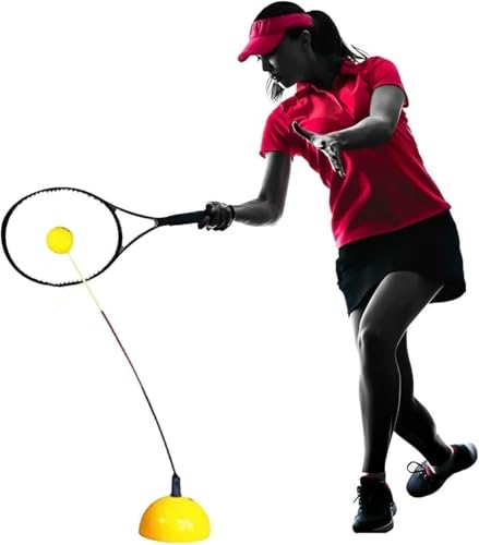Tennis Trainer Rebound Ball Solo Tennis Training Equipment Practice Rebounder Strengthen Overall Muscle Memory Correct Body Posture