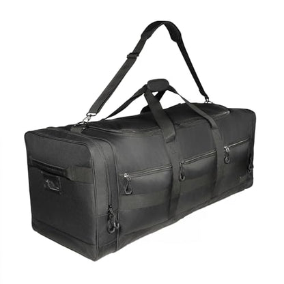 Fitdom 140L 38" Heavy Duty Extra Large Sports Equipment Duffle Bag with Upgrade Zipper, Durable & Water Resistant. Perfect for Travel Storage Football Hockey Baseball Basketball Team Coaches & More