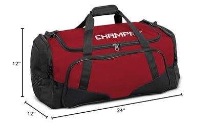 Champro Large Team Duffel Bag - color: Scarlet