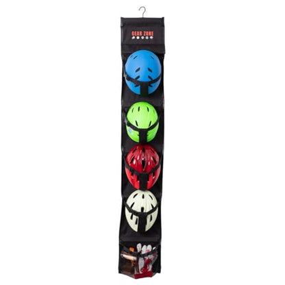 Hanging Sports Equipment Organizer | Multi-Purpose | Garage Sports Ball Storage | Storage for Basketball Football Volleyball Tennis Soccer Biking | Toy Storage | Includes Hook