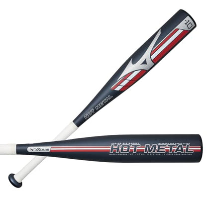 Mizuno Boys HOT Metal - Youth USA Baseball Bat