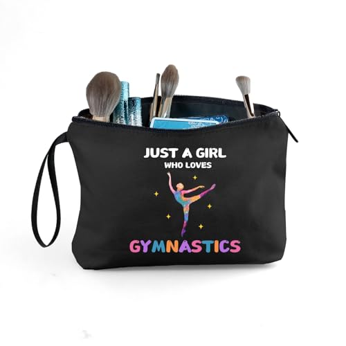 Gymnastics Stuff Accessories for Girls,Teenage Girl Birthday Gifts,Gymnastics Cosmetic Makeup Bag - color: Gymnastics-H