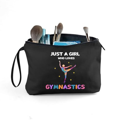 Gymnastics Stuff Accessories for Girls,Teenage Girl Birthday Gifts,Gymnastics Cosmetic Makeup Bag - color: Gymnastics-H