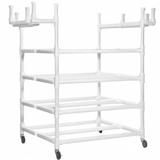 Champion Sports Equipment Cart White - style: Equipment Cart (61"L x 19"W x 62"H)