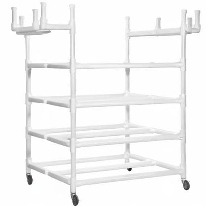 Champion Sports Equipment Cart White - style: Equipment Cart (61"L x 19"W x 62"H)