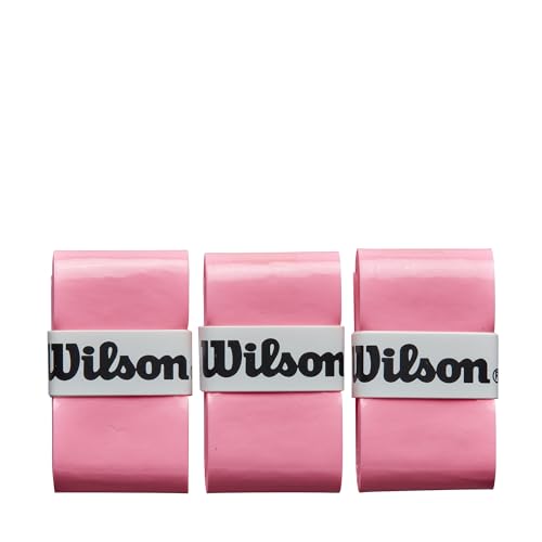 WILSON Pickleball Paddle Overgrips - 3 Pack - color: Pink