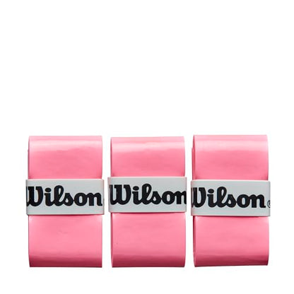 WILSON Pickleball Paddle Overgrips - 3 Pack - color: Pink