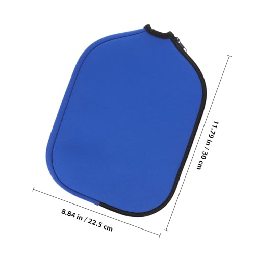 BESPORTBLE Table Tennis Paddle Case and Racket Storage Bag, Neoprene Protective Sleeve with Anti-scratch and Shockproof Features, Blue Cover for Indoor and Outdoor Games