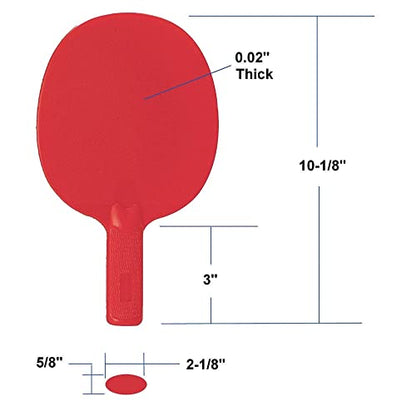 S&S Worldwide Spectrum Table Tennis Paddle Set, Pack of 6