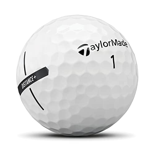 TaylorMade Golf Distance+ Golf Balls - color: White, style: 2021