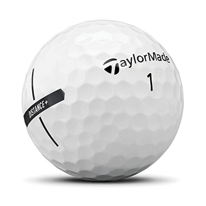 TaylorMade Golf Distance+ Golf Balls - color: White, style: 2021