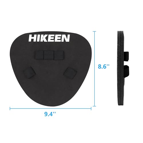 Hikeen 2 Packs Baseball Training Gloves Infield Training Gloves Pancake Glove Softhands Baseball Fielding Trainer Flat Glove Two-Hands