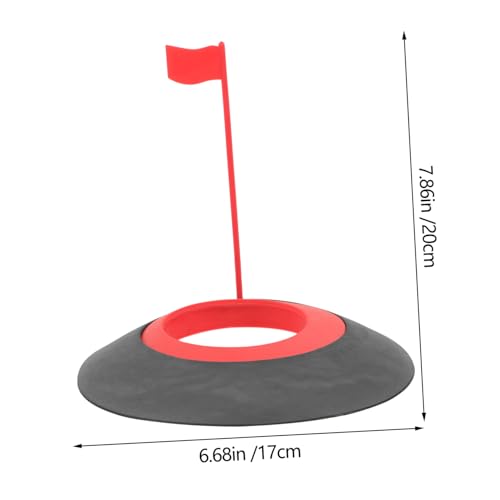 INOOMP Golf Practice Tool TPU Putting Cup Indoor Golfing Aid for Golfer Compact Swing Training Aid for Men's Golfing Cup Hole