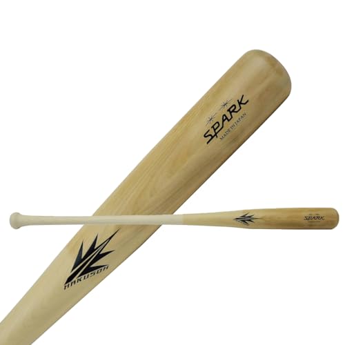 fungo Baseball & Softball Bats for Coach 34" 35" 36" Spark Ho Wood Baseball Bat [Made in Japan]