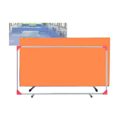 Table Tennis Surround Temporary Wall, Removable Training Fence. Ping Pong Field Fence,Splicable Contest Surround Baffle Block,600D Cloth Court, for Quicker Pick Up Balls，（Orange，140x75cm/1pi - color: Orange, size: 140x75cm/1pieces