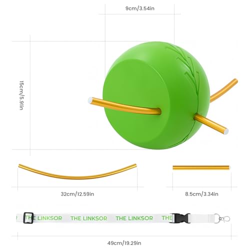Upgraded The Connector Golf Training Aid with Detachable Lanyard, Golf Swing Trainer for Posture Correction & Arm Structure, Golf Training Aid for Beginners & Pros, Portable Swing Practice Tool