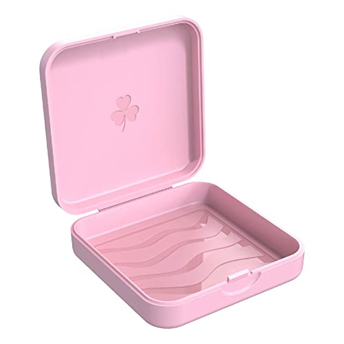 Aligner Case - Slim Retainer Box for Orthodontic Braces | Portable Dental Storage with Airflow Slots | Compact Carrying Case for Daily Use & Travel (1 Pack, Pink) - color: 1pcs pink
