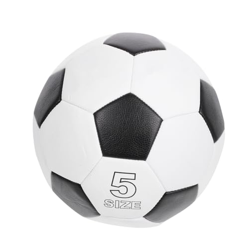 Size 5 Training Soccer Ball Pu Machine-Stitched Outdoor Football and Youth, Sturdy Soccer Ball for Practice and Game Use