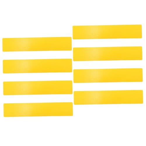 DECHOUS 8pcs Flat Markers for Sports Training Non- Marking Discs for Soccer Tennis Basketball and More Bright Colored Training Signs for Easy Identification and Course Setup