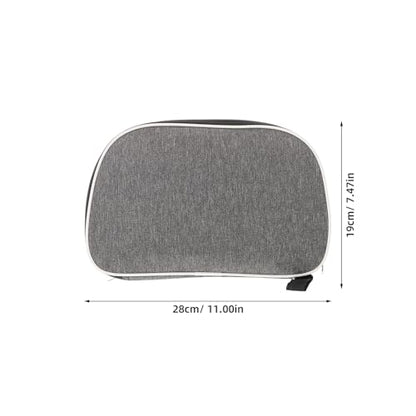 OUNONA Table Tennis Paddle Bag Portable Paddle Case Gray Protective Racket Cover Storage Holder for Ping Pong Rackets Sports Use