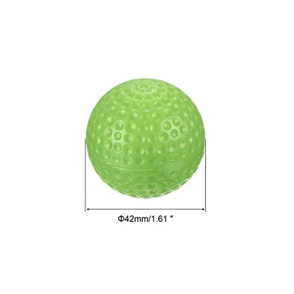 PATIKIL Golf Practice Balls, Hollow Flight Training for Indoor Swing Practice - color: Light Green