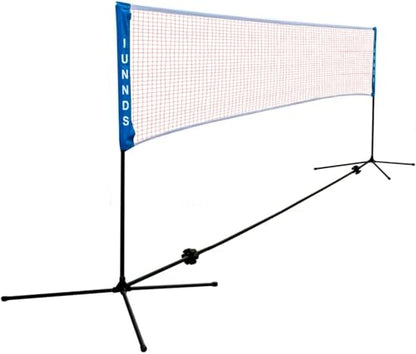 Portable Large Volleyball Badminton Tennis Net with Carrying Bag Stand/Frame 10/14/17/20 FT - size: 14FT