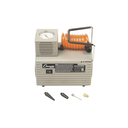 Champion Sports Electric Ball Inflator – Quiet High-PSI Air Compressor & Ball Pump for Sports Balls, 110–120V AC - size: 1/8 HP - 20 PSI (Economy)