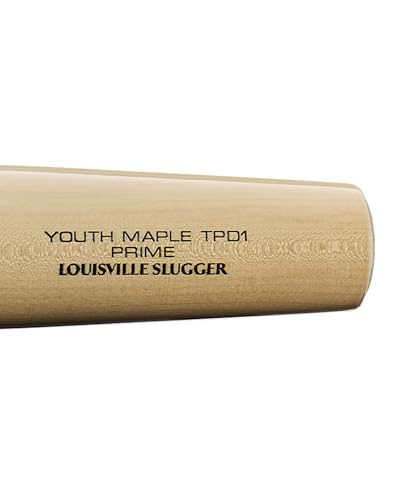 Louisville Slugger Youth Prime TPD1 Torpedo-Shaped Maple Wood Baseball Bats - (28", 29", 30", 31") - color: Natural, size: 28"