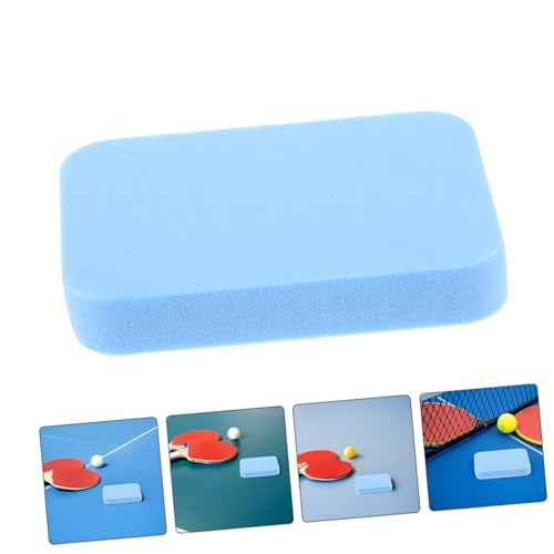 BESPORTBLE 2Pcs Table Tennis Paddle Cleaning Sponge Professional Racket Rubber Care Eraser Dual Sided Moisture Absorbent Durable PVA Rubber Cleaner for Racket Maintenance
