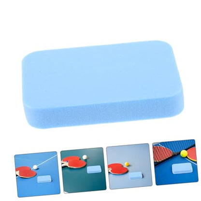 BESPORTBLE 2Pcs Table Tennis Paddle Cleaning Sponge Professional Racket Rubber Care Eraser Dual Sided Moisture Absorbent Durable PVA Rubber Cleaner for Racket Maintenance