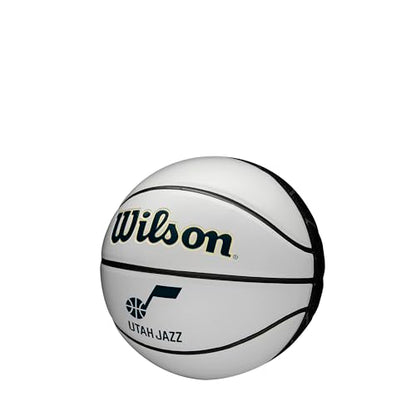 WILSON NBA Team Autograph Mini Basketball - Utah Jazz, Size 3-22"