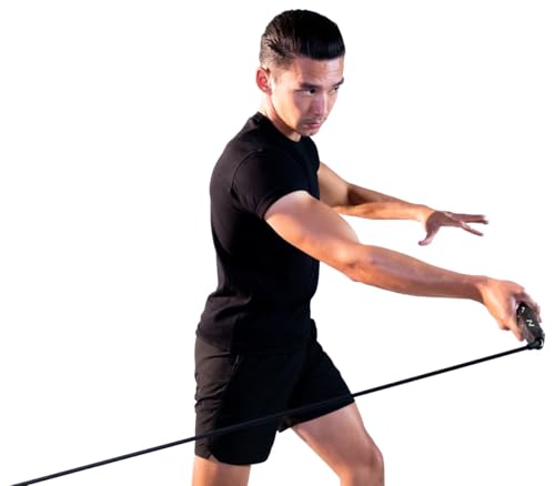 Tennis Training Aid for Forehand, Backhand, Serve Strength Trainer for Racket Head Speed, Power and Spin Portable Swing Trainer for Tennis, Pickleball, Padel, Golf