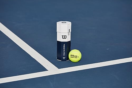 WILSON Triniti Pro Tennis Balls - 3 Balls, Yellow