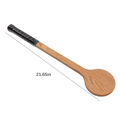 Tennis Sweet Spot Trainer Racket: Kids Youth Tennis Pointer - Movement Footwork and Forehand and Backhand Training,Tennis Wooden Spoon Racket for Athletes, Junior, Coaches,21 Inch